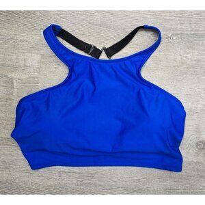 Sports illustrated women's swim high neck tankini removable cups adjustable